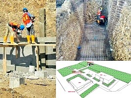 Nippes : Construction of the departmental incinerator for biomedical waste