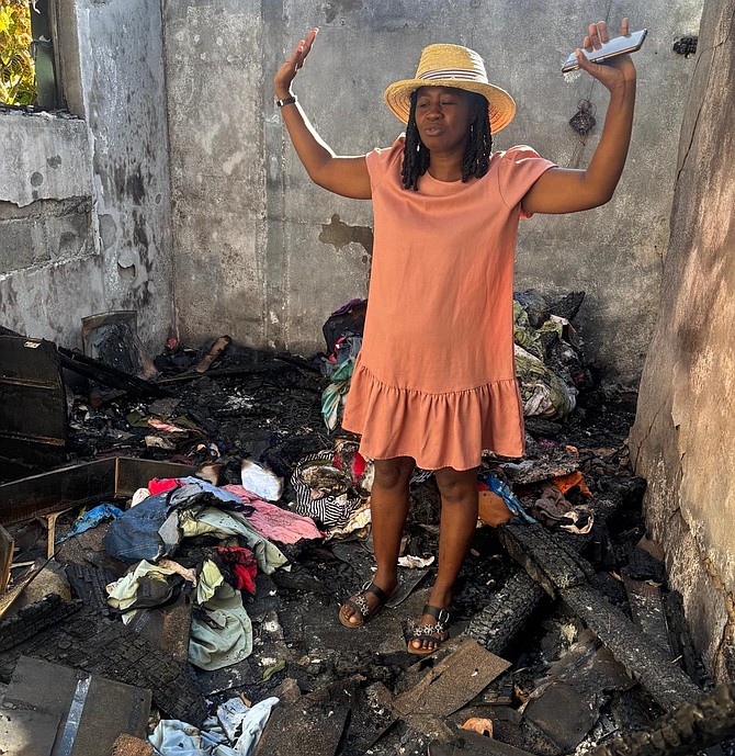 Haitian mother’s ‘refuge’ lost as fire destroys home