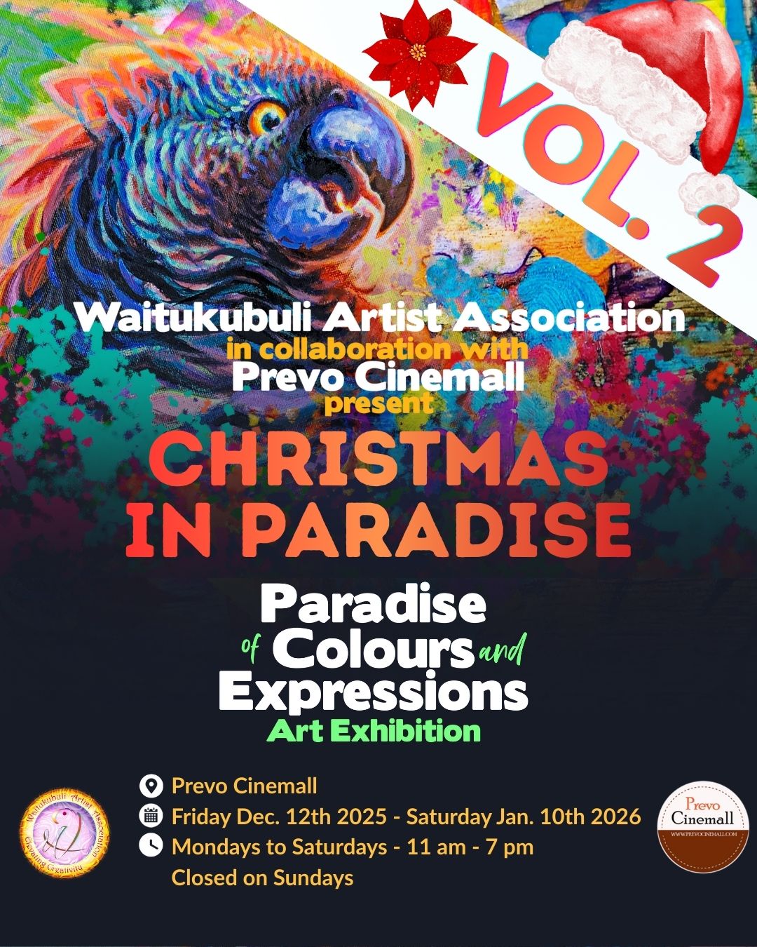 LIVE: Christmas in Paradise Paradise of Colours and Expressions Art Exhibition