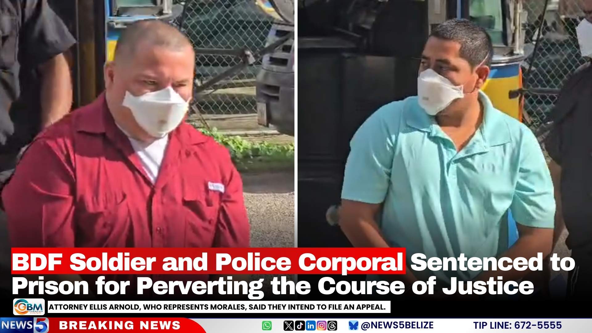 BDF Soldier and Police Corporal Sentenced to Prison for Perverting the Course of Justice