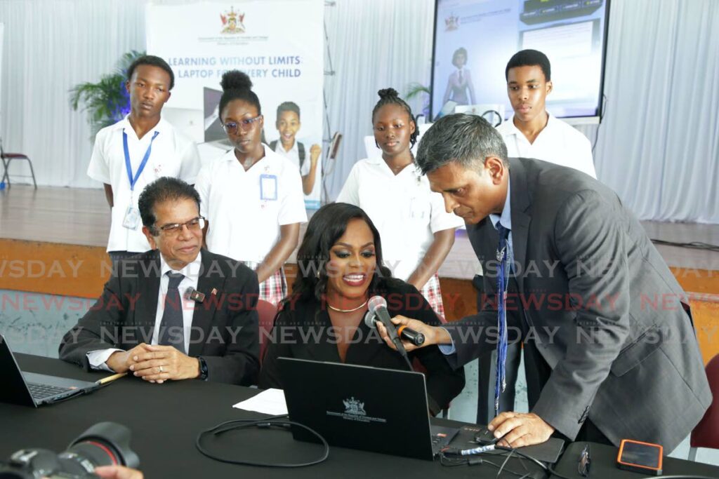 Tobago students told: Make maximum use of laptops