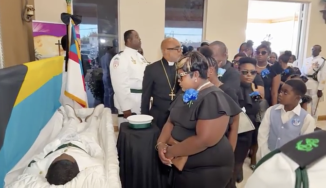 Emotional farewell for young marine seaman Demeris Armbrister killed in crash