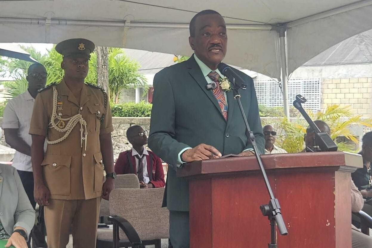 President launches national youth mentorship drive during Graydon Sealy school visit