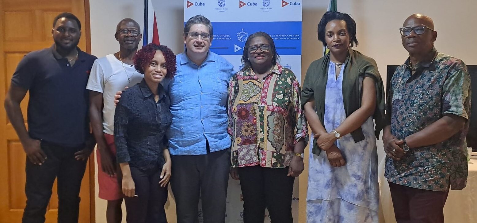 Cuban Ambassador hosts Dominica’s Solidarity Group and Association of Graduates
