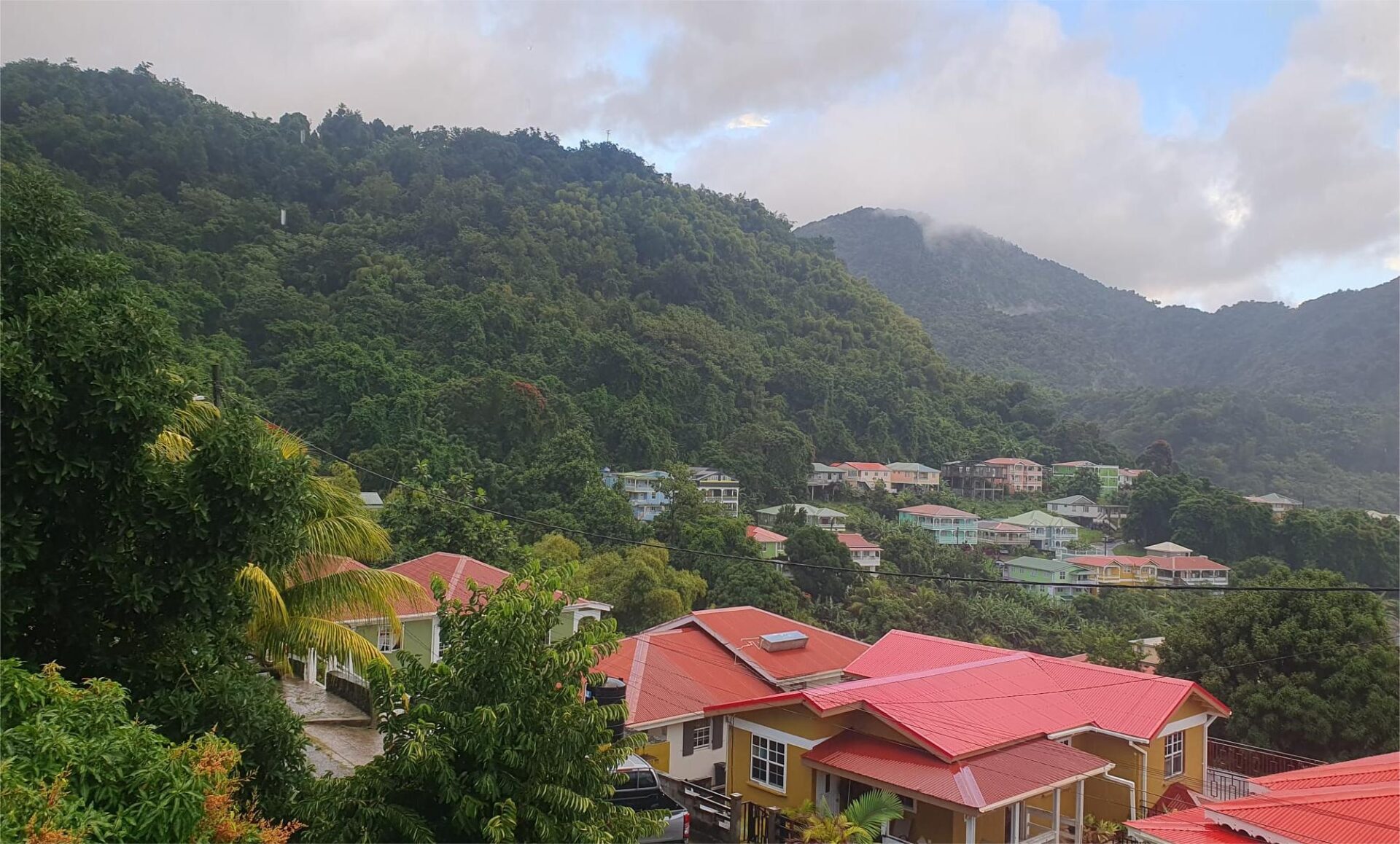 WEATHER (6:00 AM, Jan 21): Trough system affecting Dominica
