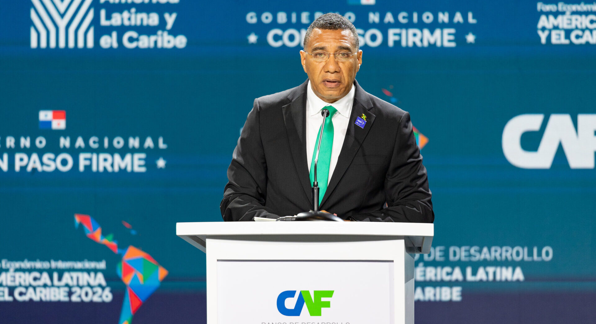 Jamaica’s prime minister calls for a stronger Caribbean presence on the global stage