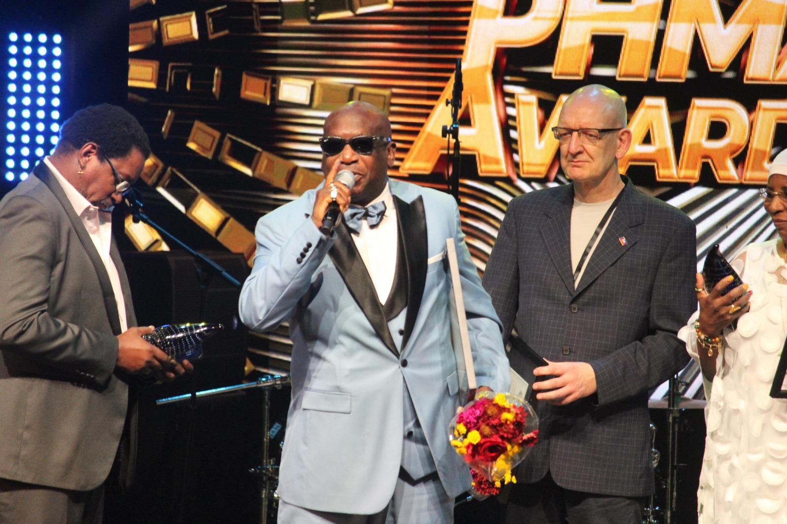 Dominica’s Creole & Culture Ambassador Leroy “Wadix” Charles honored at Haitian Music Awards (with video)