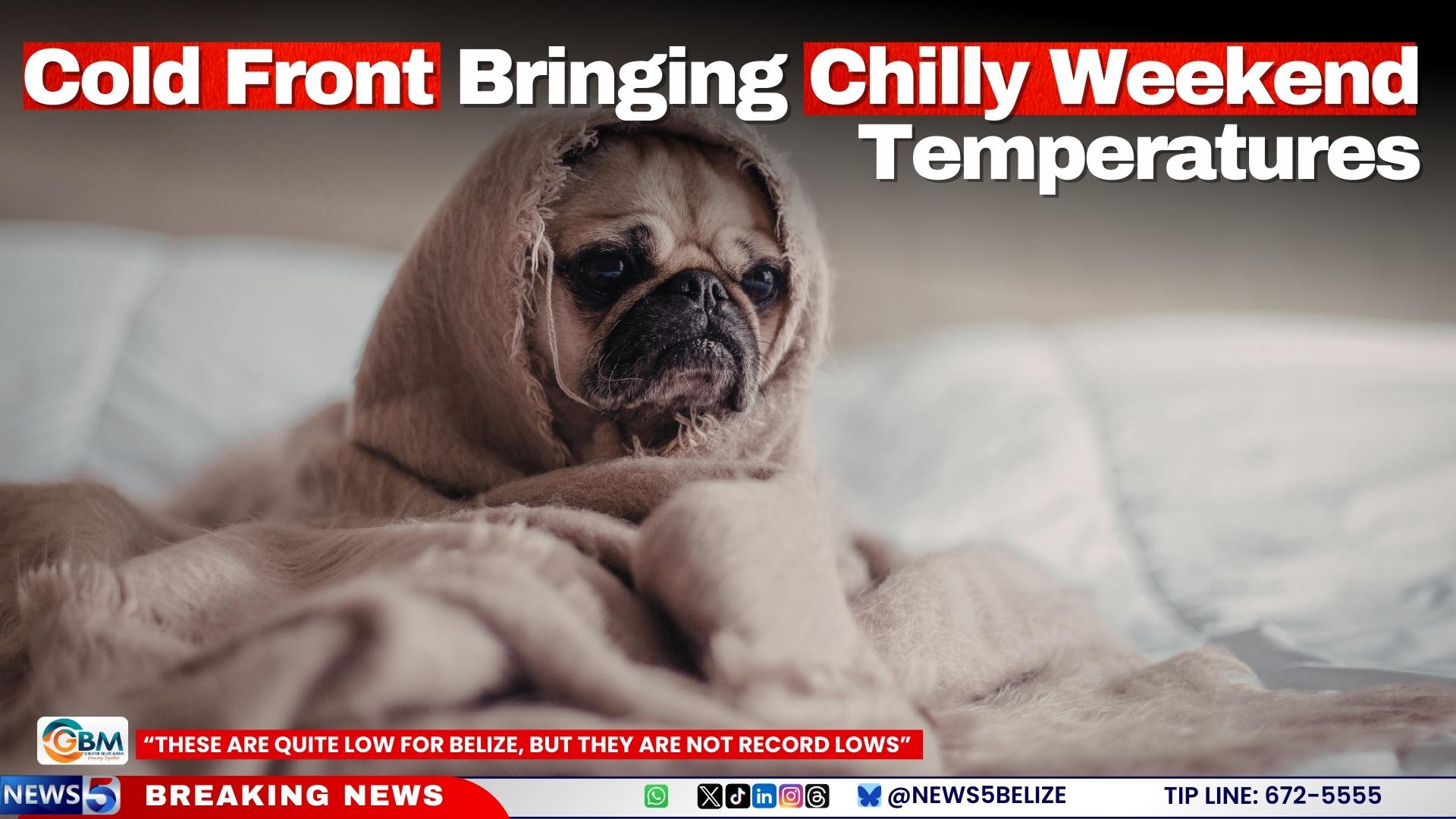 Cold Front Bringing Chilly Weekend Temperatures