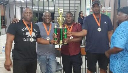 Police crowned domino champs at Public Service Games