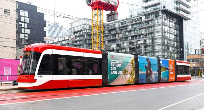 Antigua and Barbuda’s Sunny Ad Campaign Brings Warmth to Canada’s Largest City