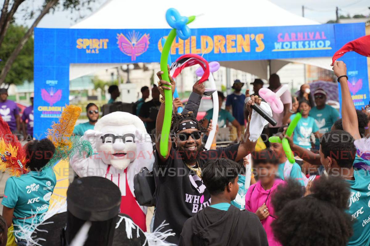 Children create own soca at Spirit Mas workshop