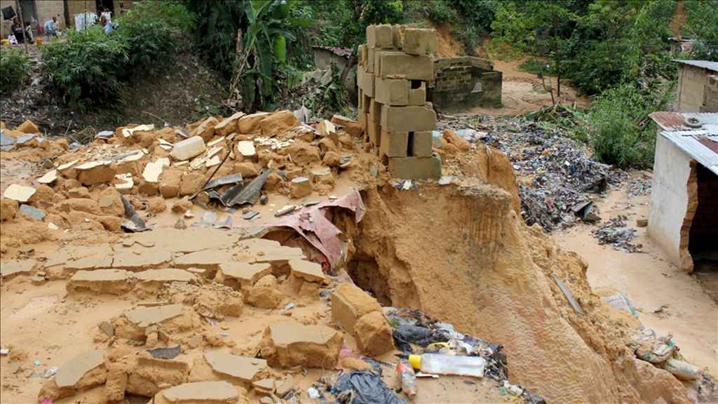 Search continues for people after landslide in DRC