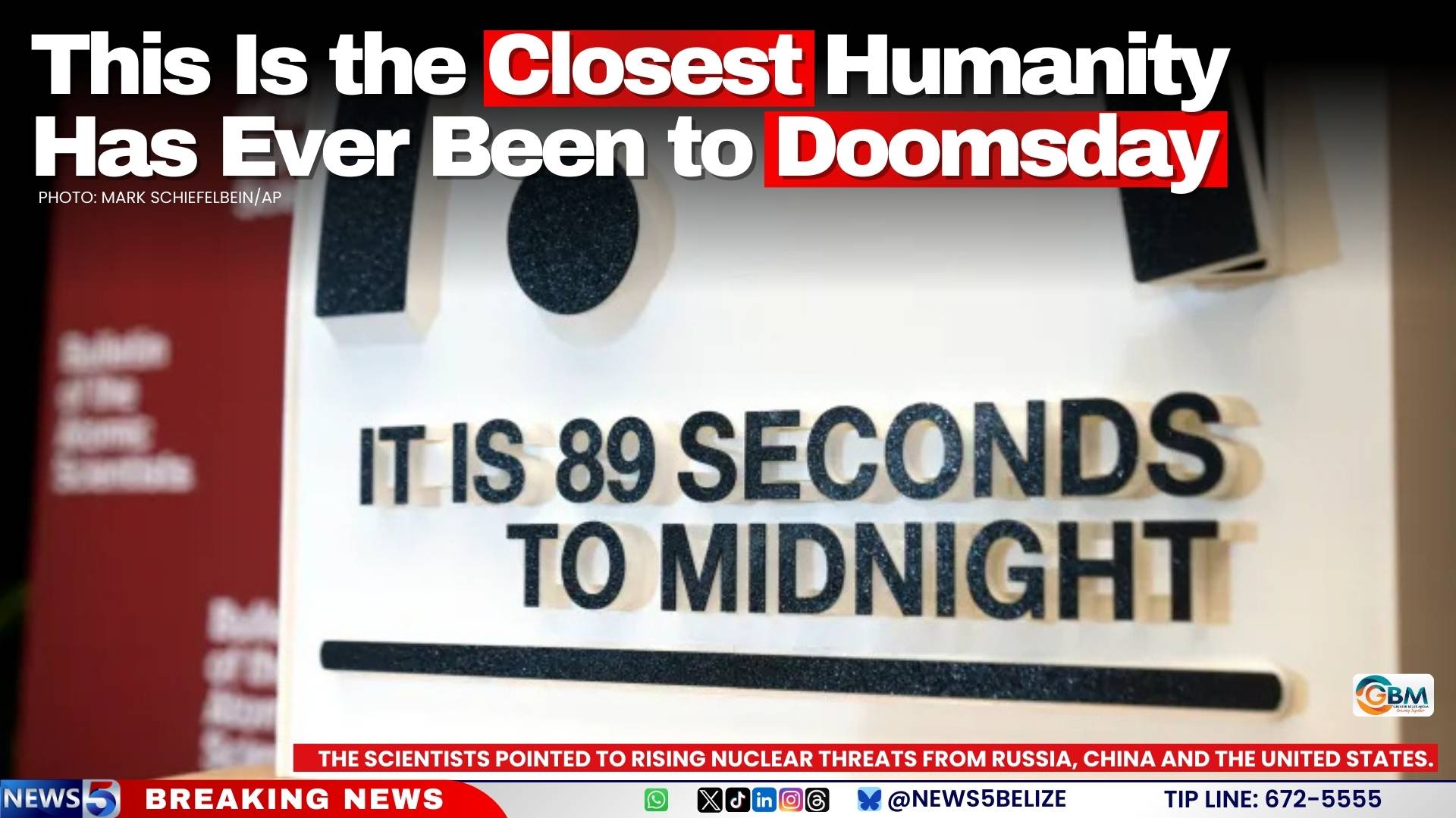 This Is the Closest Humanity Has Been to Doomsday