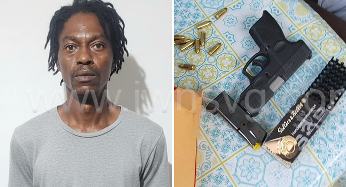 Campen Park construction worker on gun, ammo charges