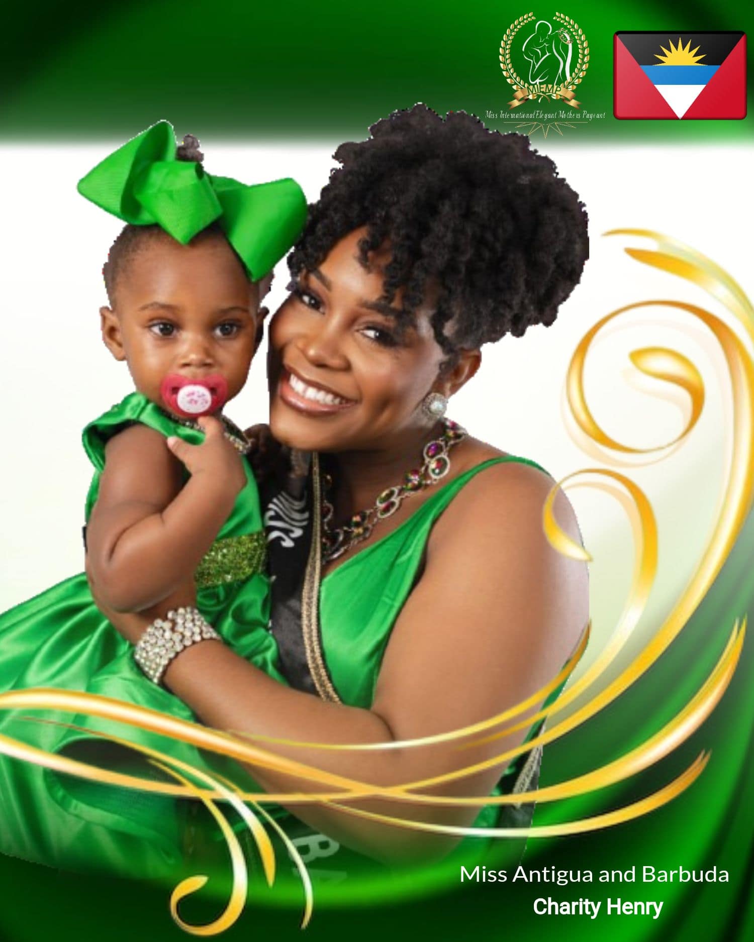 Vote for Antigua and Barbuda’s Charity Henry at International Mothers Pageant