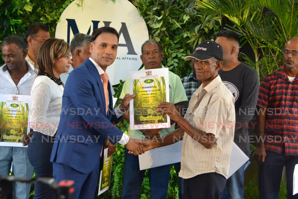 250 more ex-Caroni workers get land leases