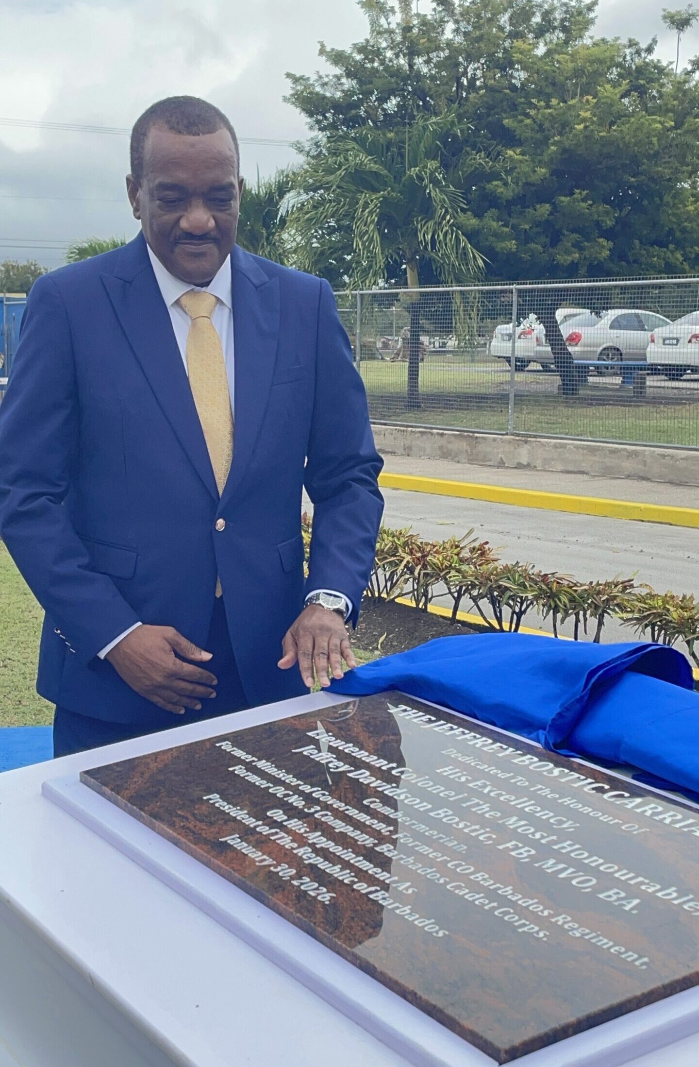 Combermere honours Bostic with carriageway