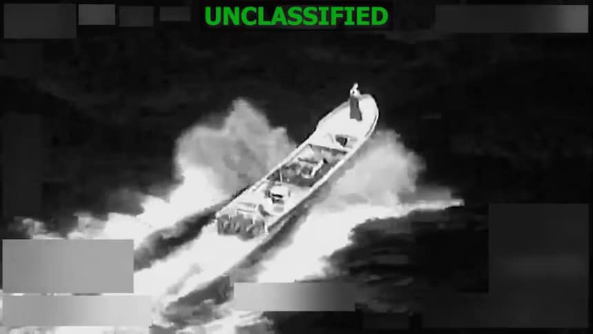 US military says 2 killed in boat strike, with 1 survivor