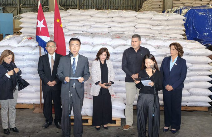 Cuban government riaffirms gratitude to China for rice donation