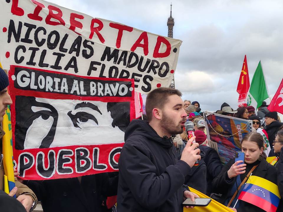 Paris multinational drive demands freedom for Maduro and Cilia