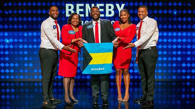 Bahamian family on Family Feud