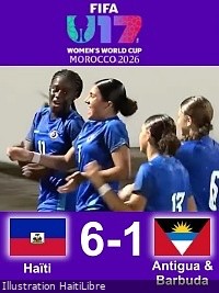 U-17 World Cup 2026 Qualifiers : Haiti crush Antigua and Barbuda [6-1] (video)