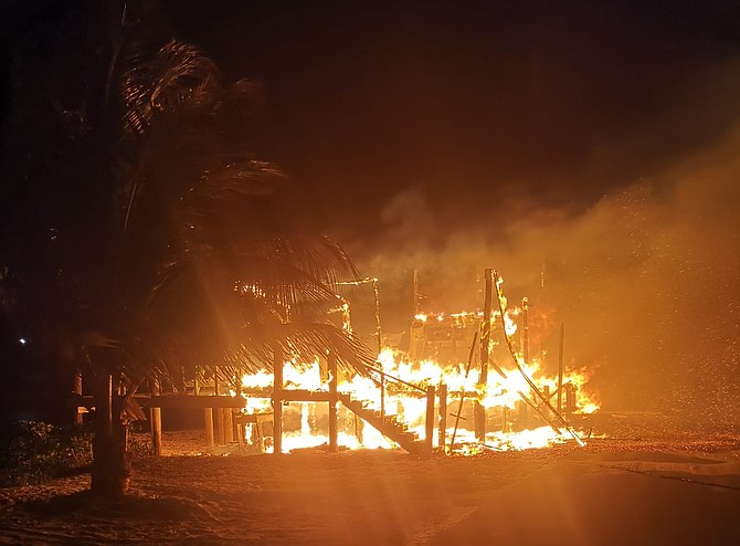 Andros fish fry razed as no firetruck came