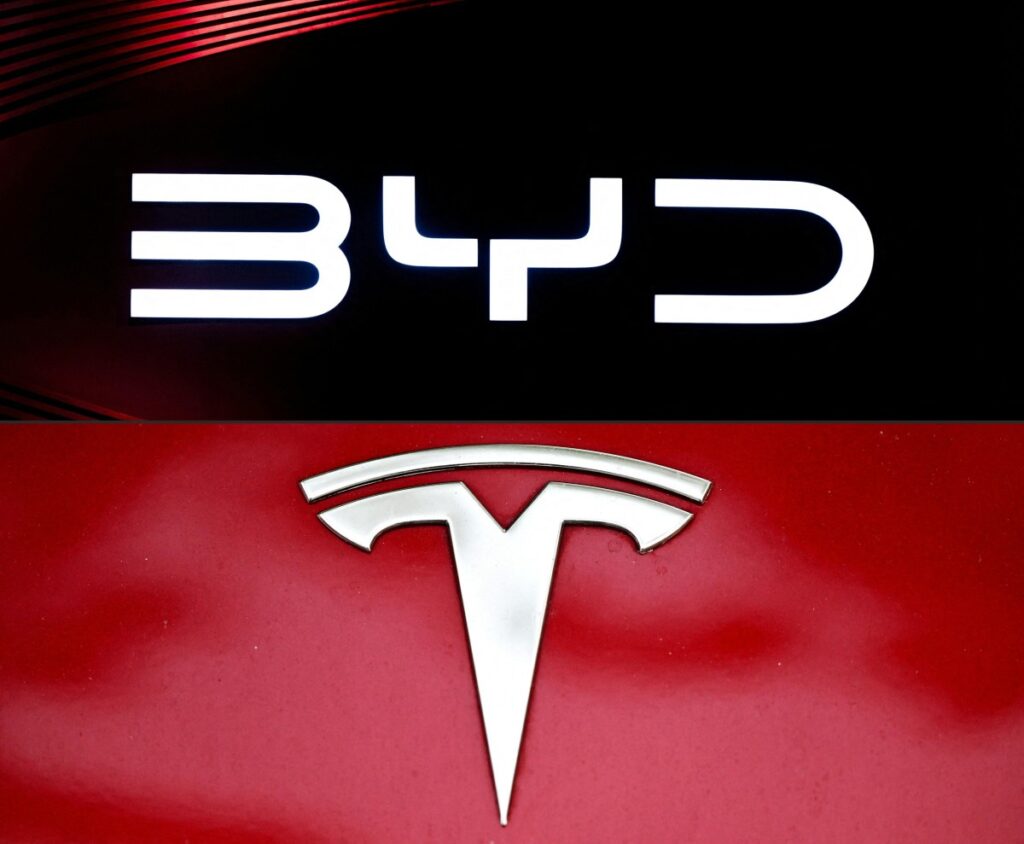 Tesla loses EV crown to China’s BYD in 2025 as sales slip