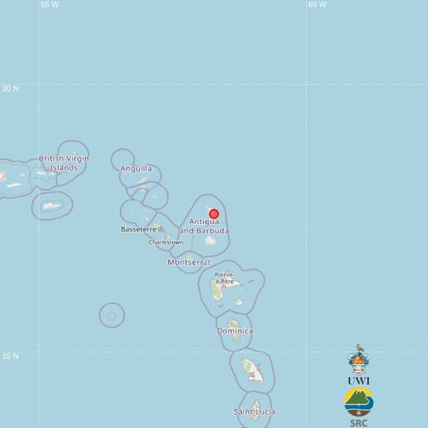 3.7 Magnitude Earthquake Recorded North-Northeast of Antigua
