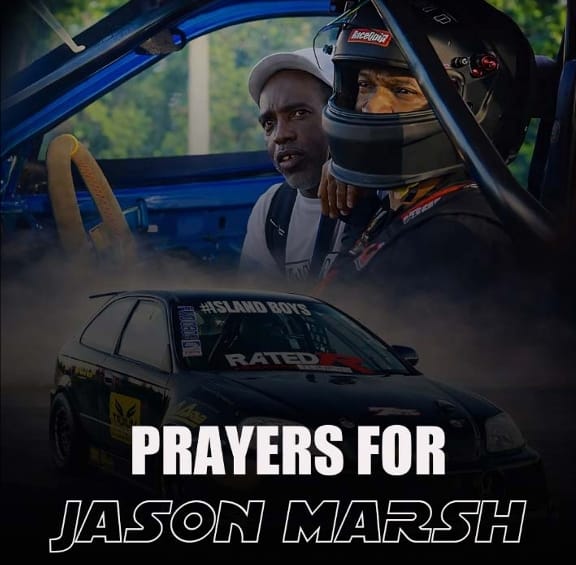 Antiguan race driver Jason Marsh hospitalised after crash in US Virgin Islands