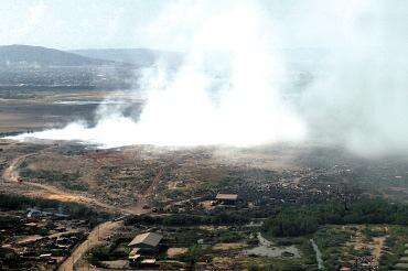 Fire believed to be the work of arsonist burning at Riverton dump