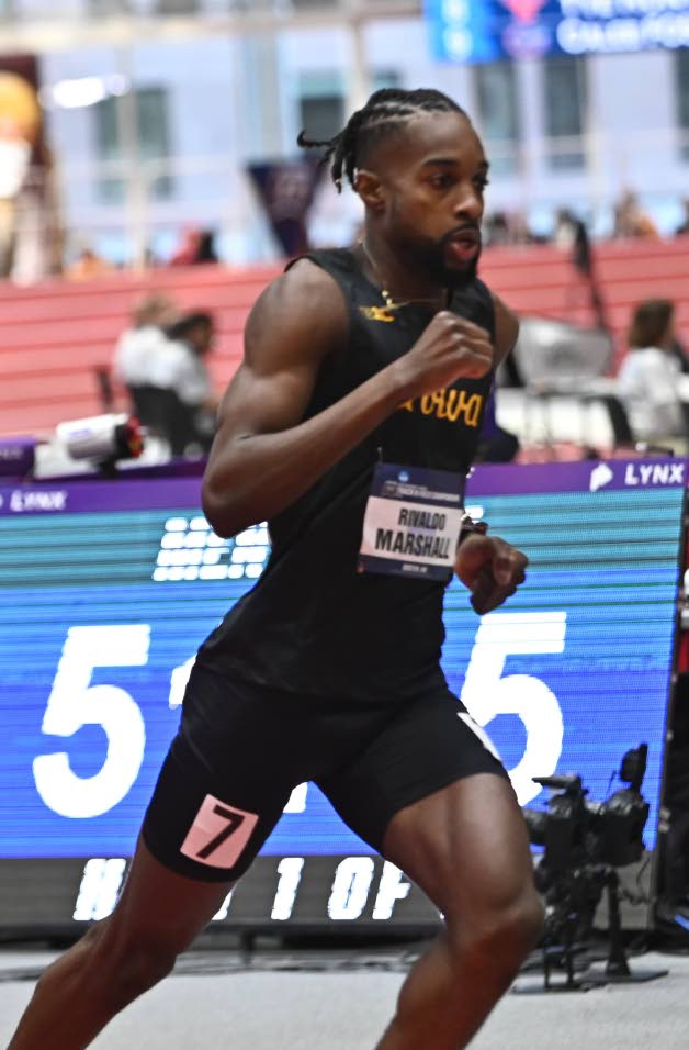 Rivaldo Marshall breaks men’s indoor 800m record