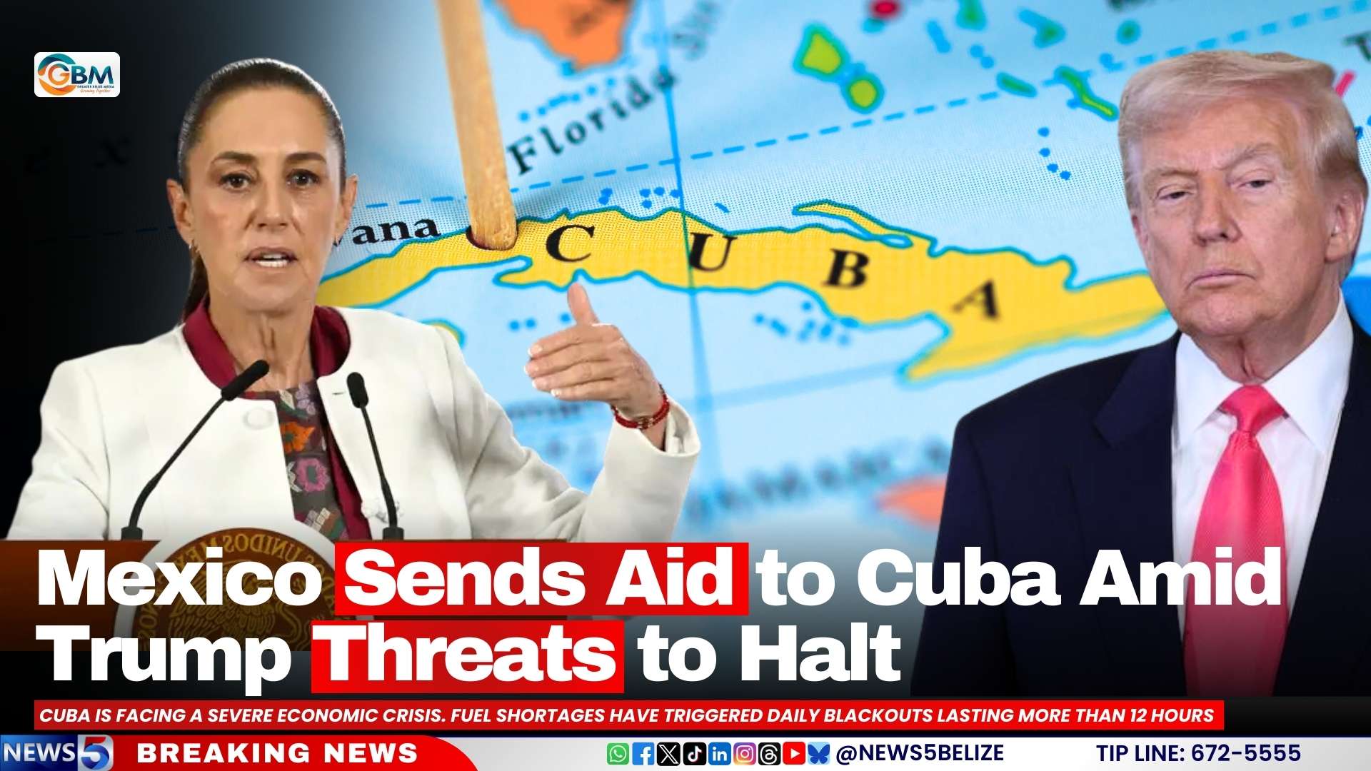 Mexico Sends Aid to Cuba Amid Trump Threats to Halt