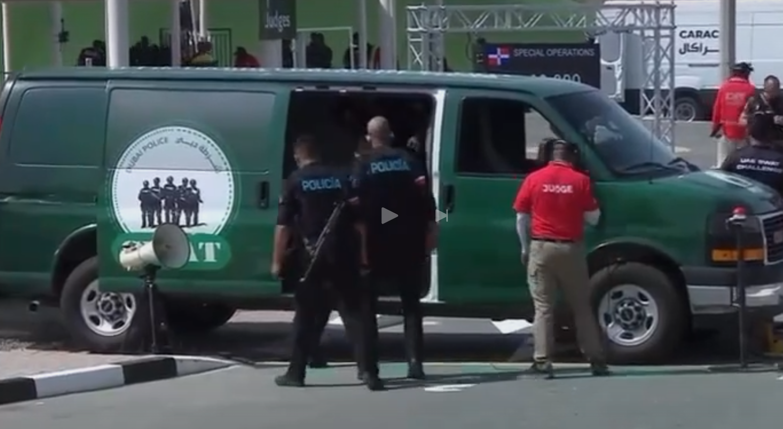 Dominican National Police debuts at Dubai SWAT Challenge 2026