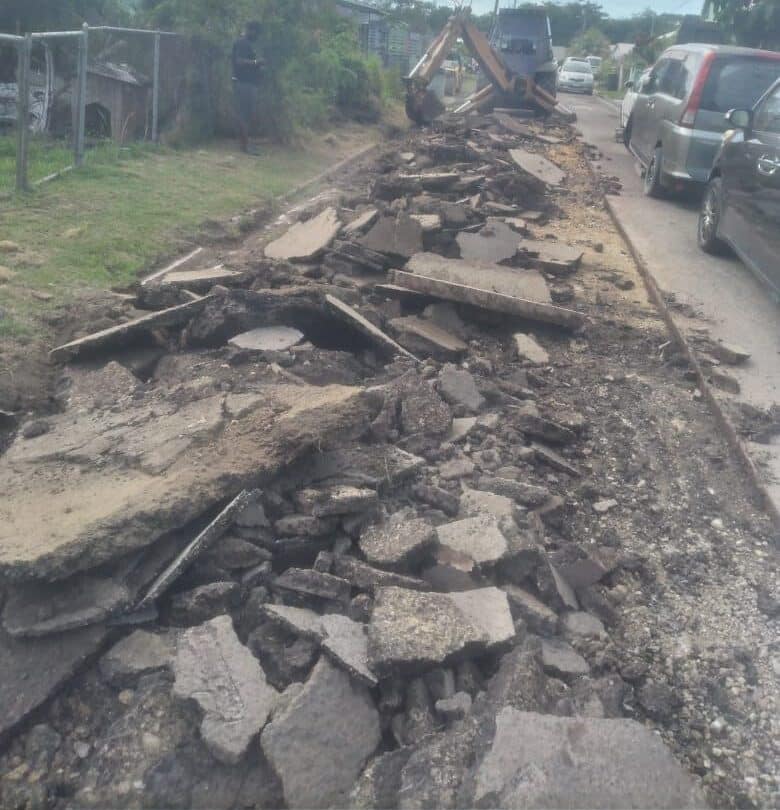 Road Rehabilitation Begins on Cul de Sac in St. John’s City East