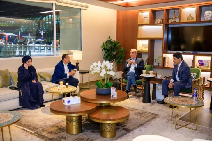 President Abinader arrives in Dubai for World Governments Summit 2026