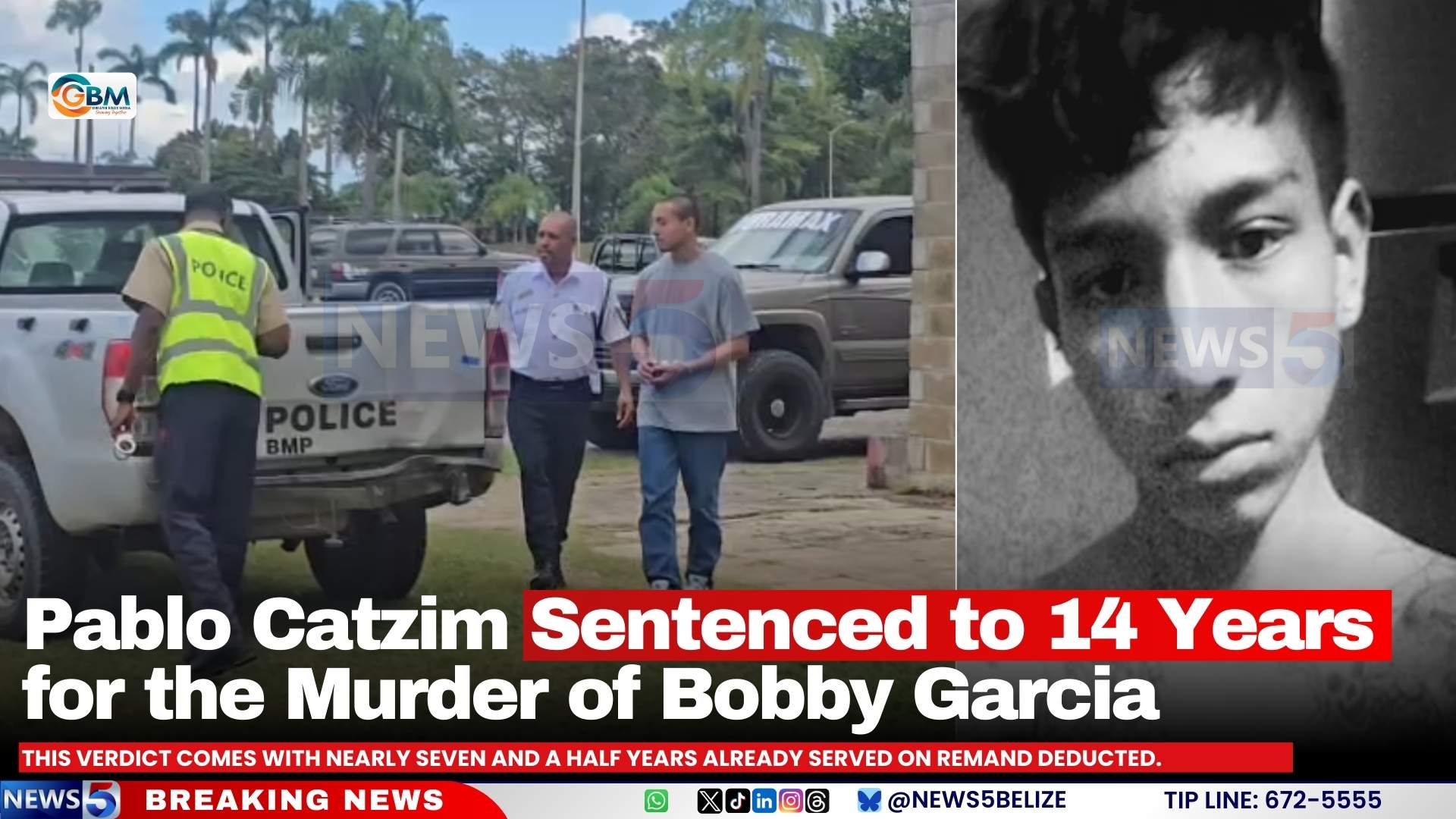 Pablo Catzim Sentenced to 14 Years for the Murder of Bobby Garcia