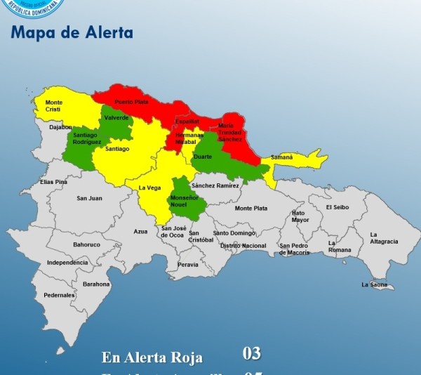 COE places three provinces on red alert due to heavy rains