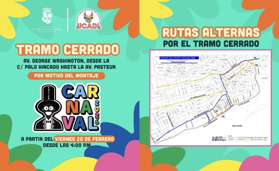 Malecón section to close for National District Carnival preparations