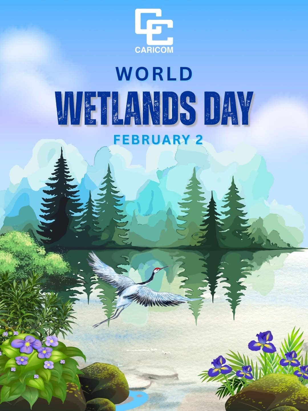 CARICOM Highlights Barbuda’s Codrington Lagoon on World Wetlands Day