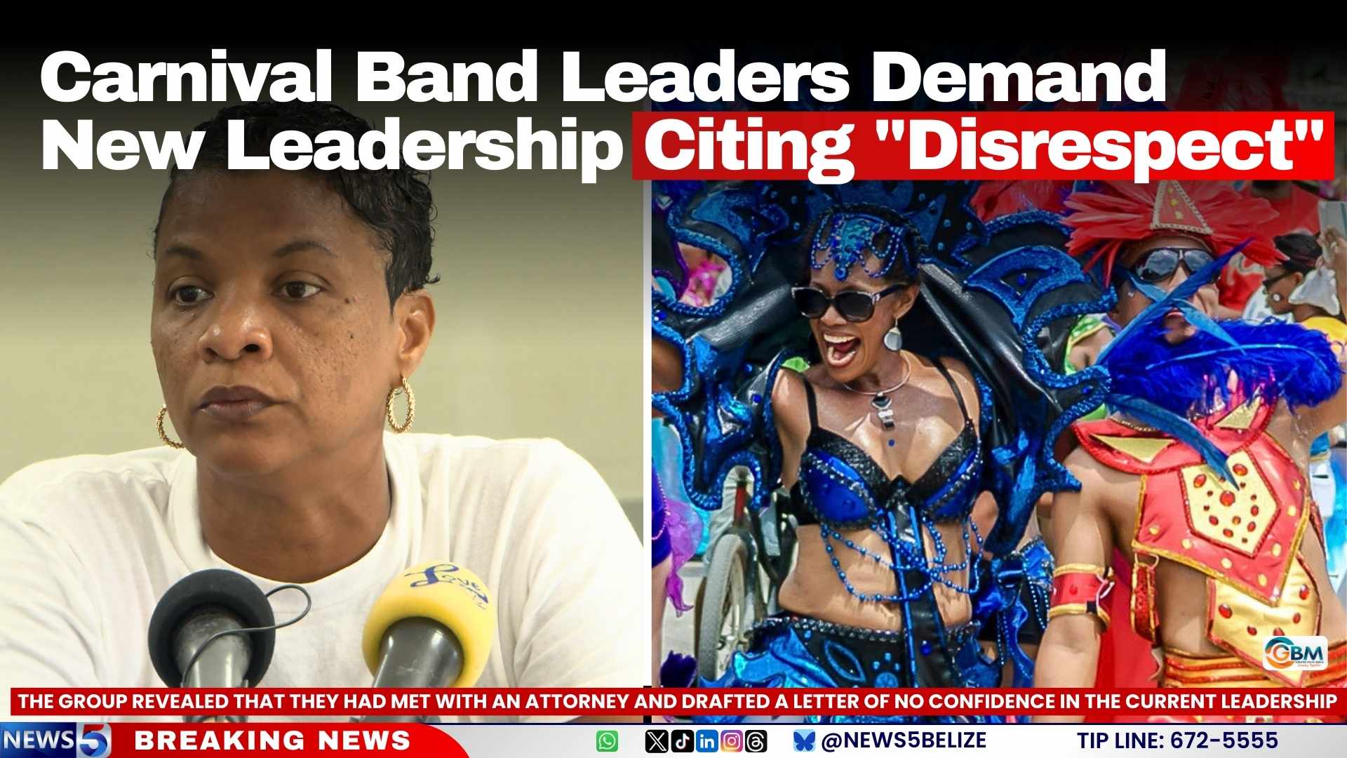 Carnival Band Leaders Demand New Leadership Citing “Disrespect”