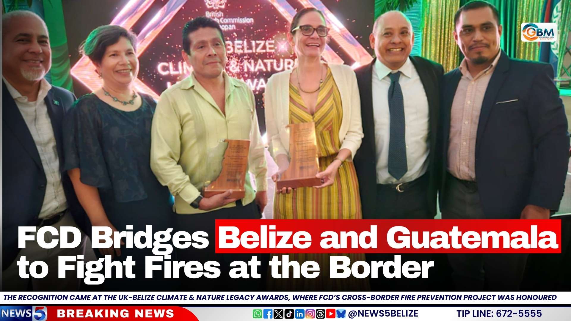 FCD Bridges Belize and Guatemala to Fight Fires at the Border