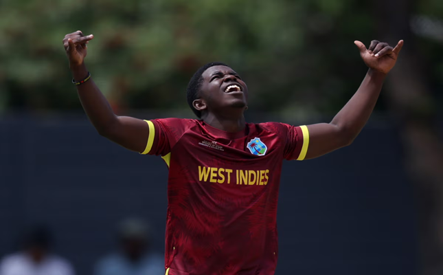 Cricket West Indies Congratulates Vitel Lawes on ICC Under 19 World Cup Team of the Tournament Selection