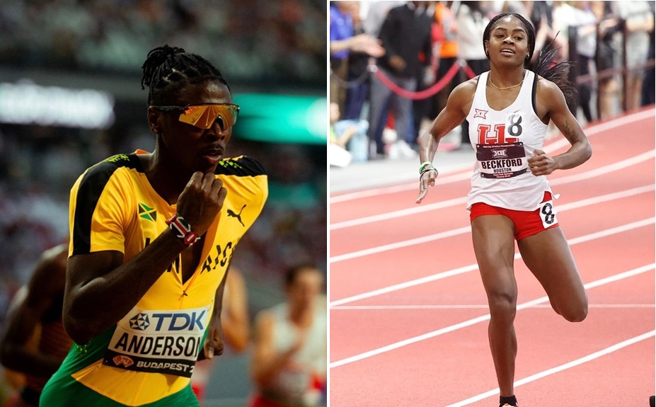 Navasky Anderson and Kelly-Ann Beckford break national indoor records