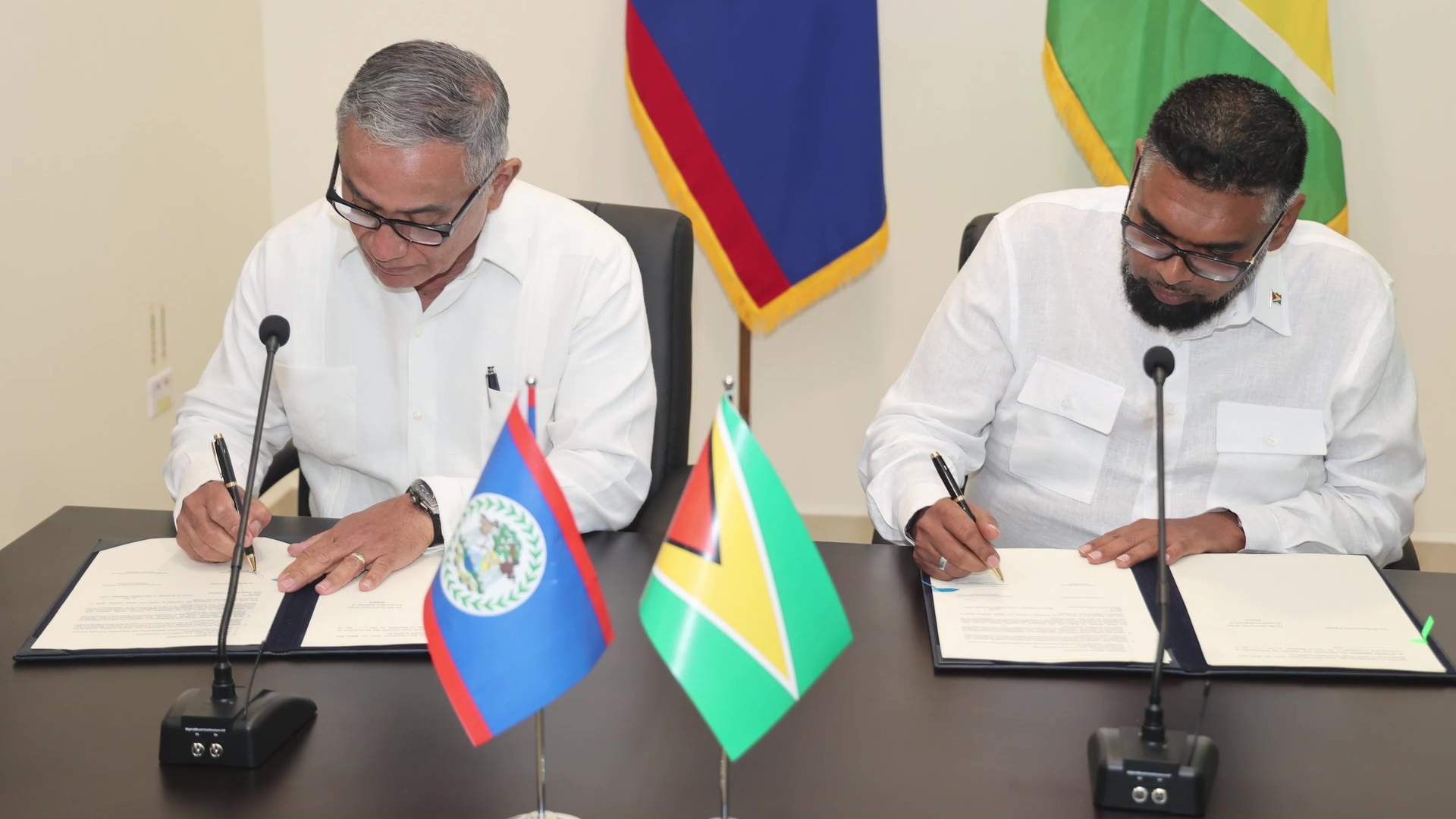 Belize/Guyana Relations Strengthened with New Agreements