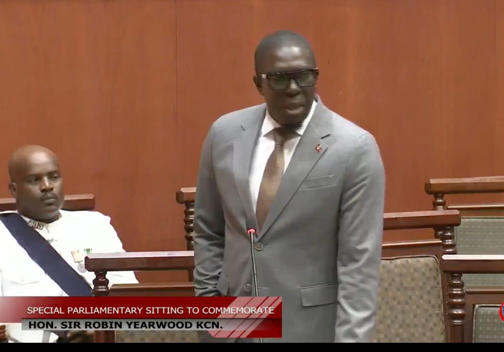 WATCH: Pringle Pays Tribute to Sir Robin but Backs Alex Browne for St Philip’s North By-Election