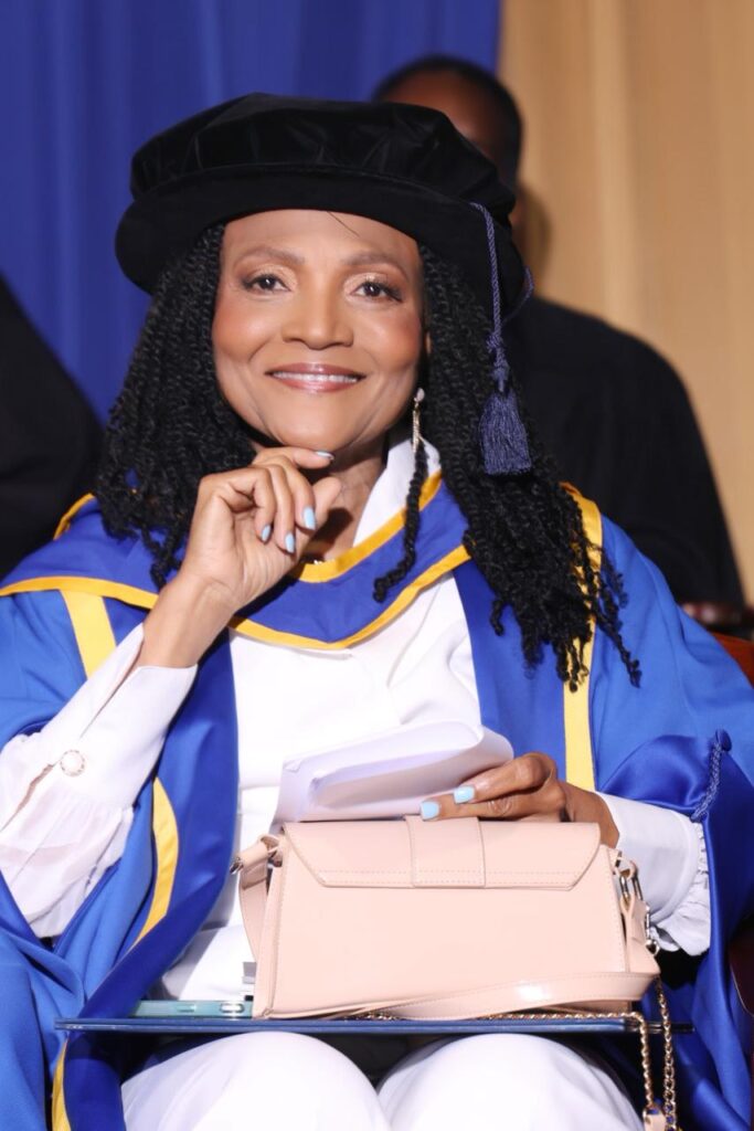 Gospel icon Carlene Davis conferred with UTech honorary degree
