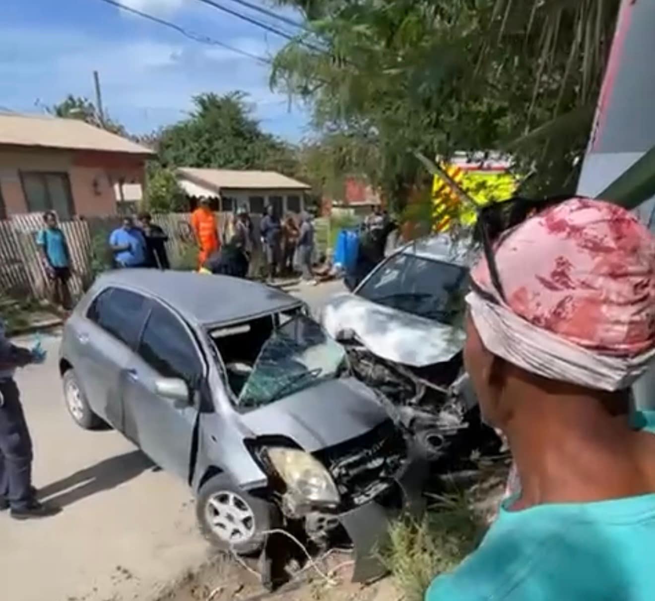 Two Vehicles Extensively Damaged in Major Hatton Collision