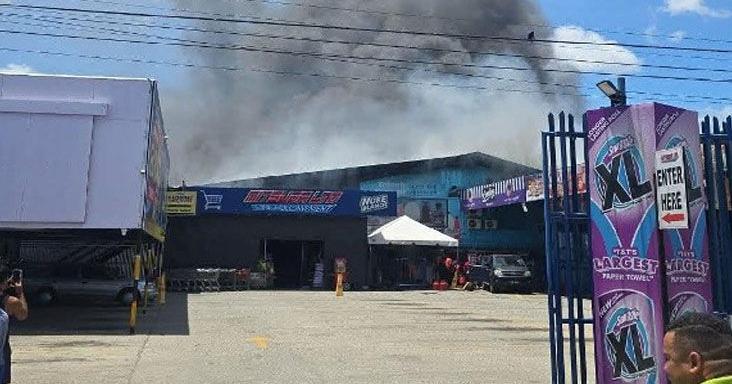 Explosion, inferno devastate superstore in Longdenville