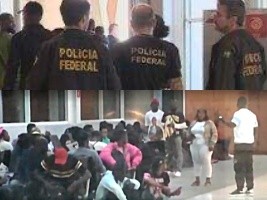 Brazil : 118 Haitians on a charter flight found with fake visas